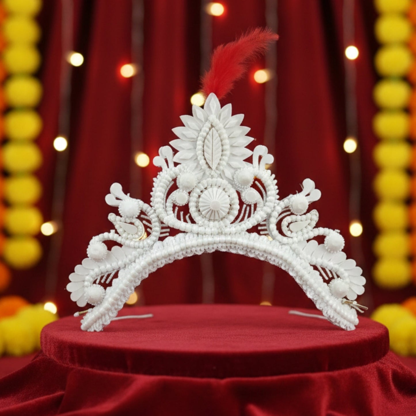Authentic Pure Sola Wedding Mukut
