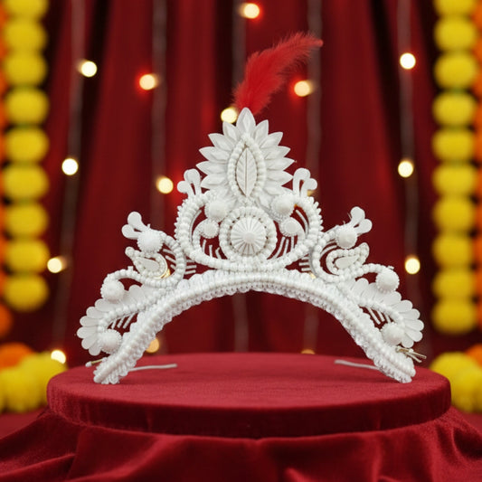 Authentic Pure Sola Wedding Mukut