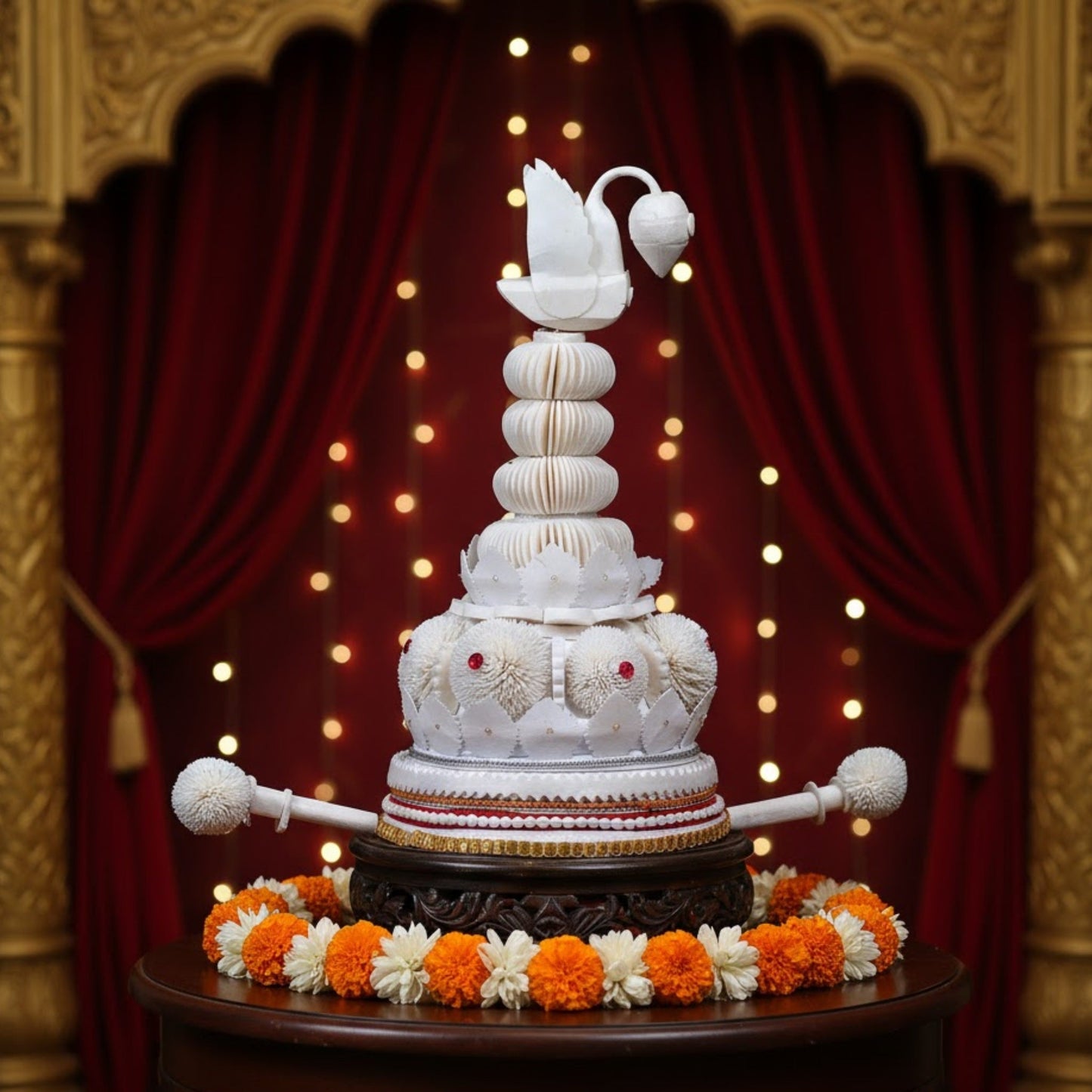 Premium Bengali Wedding Gent's Topor (14 inch X 24 inch)